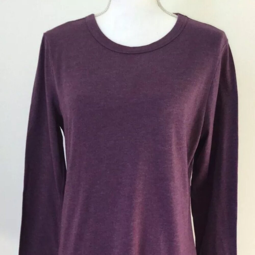 Time And Tru Women T-Shirt Tops M (8-10) Plum purple
